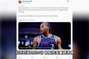 船记：快船回绝了所有对伦纳德的报价