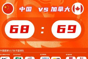 遗憾！中国U17女篮未进世界杯四强，排名赛对阵美国与斯洛文尼亚的败方对决