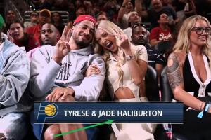 争议判罚引发热议：哈利伯顿夫妻观战WNBA，关键转折点引关注