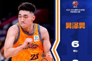 狂飙！吴泽昊加盟NBL上海玄鸟，总冠军后卫再掀风云