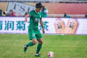 柏杨达成代表国安的第100场里程碑
